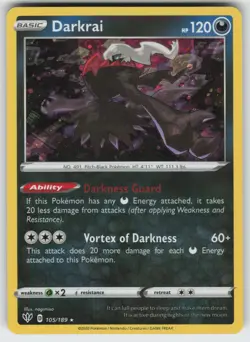 Darkrai - (Cosmos Holo) Promo Miscellaneous Cards & Products 105/189 Pokemon - Image 1
