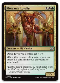 Morcant's Loyalist #236 (NM) Lorwyn Eclipsed ECL Magic MTG - Image 1