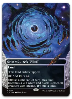 Shambling Vent (0038) (Borderless) #38 (NM) Edge of Eternities EOS Magic MTG - Image 1