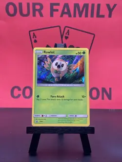 Rowlet SM01 Sun & Moon Black Star Promos Holo Pokemon TCG 2016 LP - Image 1