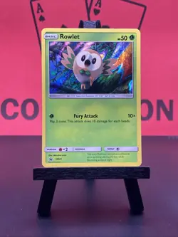 Rowlet SM01 Sun & Moon Black Star Promos Holo Pokemon TCG 2016 LP - Image 2