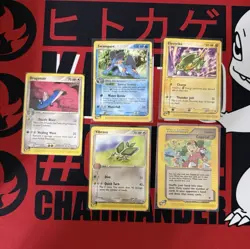 Pokemon EReader Lot Dragonair Swampert Electrike Vibrava Copycat - Image 1