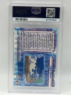 Topps Pokemon 2000 - Lugia Rises! Rainbow Foil #64 PSA 7 - - Image 2