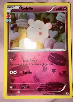 Pokemon Swirlix RC19/RC32 Generations: Radiant Collection Uncommon LP - Image 2