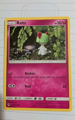 Ralts 139/214 Yuka Morii - SM8 Lost Thunder - Pokemon TCG - Common Non Holo - Image 1