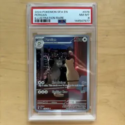 PSA 8 Persian 078/064 Illustration Rare - Shrouded Fable - Pokemon - SHIPS FAST - Image 1