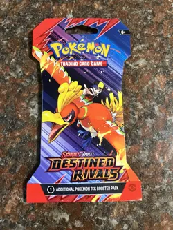 Pokemon TCG Destined Rivals Sleeved Booster Pack Lot Of 7 NEW SEALED - Image 3