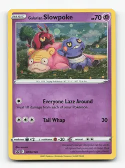 Pokemon TCG - Galarian Slowpoke SWSH126 LP Holo Promo Sword & Shield Promo - Image 1