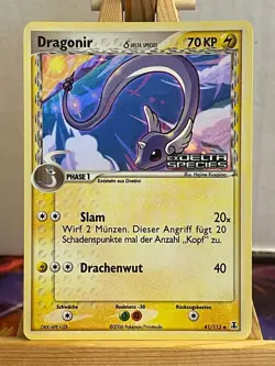 Dragonir 41/113 Ex Delta Species Stamp Holo Deutsch Exc Pokemon - Image 1