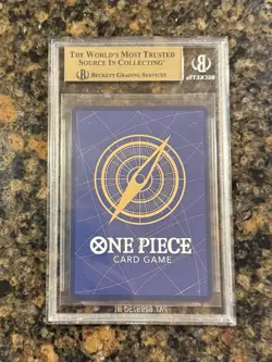 BGS 10 PRISTINE One Piece Wings of Captain Manga Art Foil Roronoa Zoro #OP06-118 - Image 2