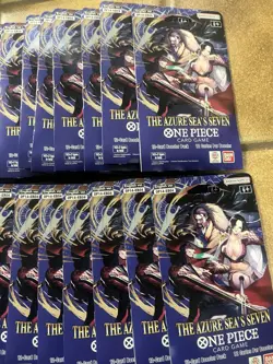 OP14 - EB04 | The Azure Sea’s Seven One Piece TCG Sleeved Booster | Lot of 20 - Image 2