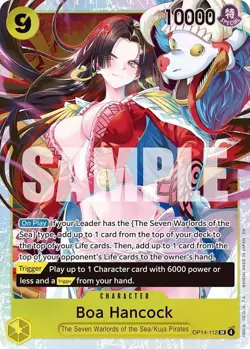 One Piece - The Azure Sea's Seven Foil - Boa Hancock OP14-112 (SR) NM/M - Image 1