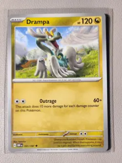 Drampa 161/197 Pokemon card SV Obsidian Flames uncommon NM - Image 1