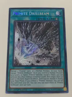 Yugioh - Primite Drillbeam x 3 - 1st Edition Secret Rare NM - Free Holo Card - Image 4