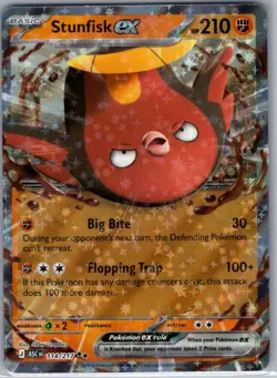 Stunfisk ex 114/217 ME: Ascended Heroes - Pokemon Card - NM - Image 1