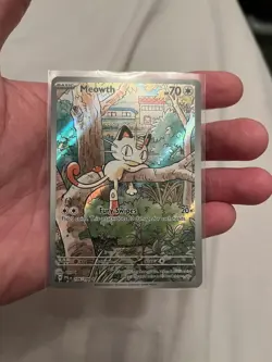Meowth 106/094 Phantasmal Flames Illustration Rare Pokemon TCG NM - Image 1