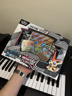 Pokemon TCG - Victini Illustration Collection Box - Black Bolt/White Flare - New - Image 1