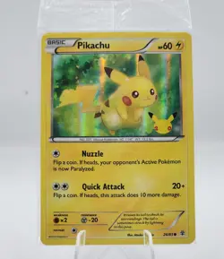 Pokemon 20th Celebrations Pikachu 26/83 Holo Generations Promo SEALED NM - Image 1