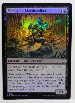 Persistent Marshstalker Bloomburrow Foil - Image 2