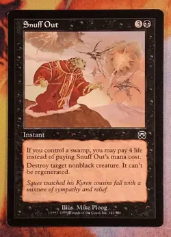 *NM* Snuff Out Mercadian Masques Regular MTG - Image 1