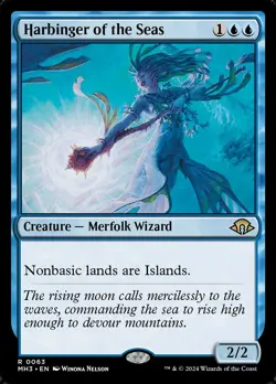 HARBINGER OF THE SEAS Rare Modern Horizons 3 NM MTG - Image 1