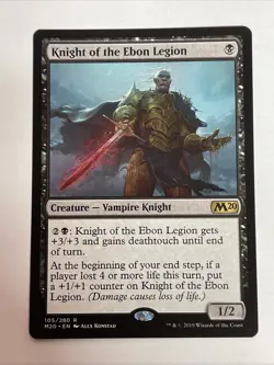 Knight of the Ebon Legion Core Set 2020 #105 Rare - Image 1