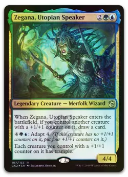 Zegana, Utopian Speaker #107 (Foil) (NM) Ravnica Guild Kits GK2 Magic MTG - Image 1