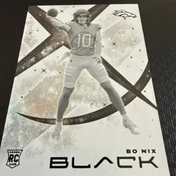 2024 Panini Black BO NIX White Knight Case Hit SSP WN-BNX Broncos RC - Image 3