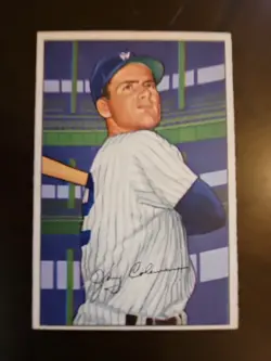 1952 BOWMAN # 73 JERRY COLEMAN NEW YORK YANKEES EX-MT BEAUTIFUL CARD - Image 1