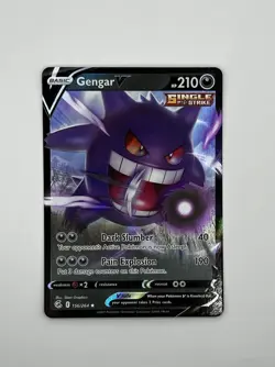 Pokemon - 156/264 Gengar V SWSH08 Fusion Strike Ultra Rare Holo NM TCG - Image 1