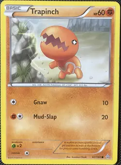 Trapinch 82/160 XY - Primal Clash Regular - Pokemon Card - Image 1