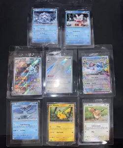 Pokemon 2025 Winter Holiday Calendar Stamped Promos (COMPLETE SET OF 8) NEW - Image 1