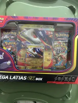 Pokemon TCG: Mega Evolution : Mega Latias ex Collection Box New Sealed - Image 1