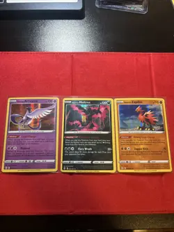 HOLOS Pokemon TCG Moltres 093/203, Zapdos 082/203, Articuno 063/203 Set of 3 - Image 1