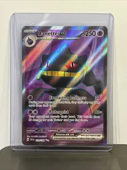 Pokemon Banette ex 229/198 Ultra Rare Full Art Scarlet & Violet Base Set NM - Image 1