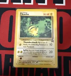 Pikachu 30 HP Pokemon TCG WoTC Black Star Promo #27/53 - Image 1