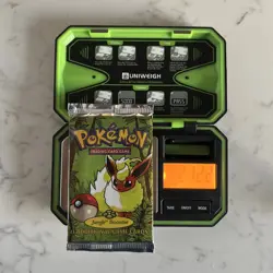 Sealed HEAVY Pokemon Jungle Unlimited Booster Pack Flareon Artwork WOTC 21.22g - Image 1