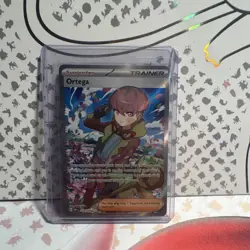 Pokemon Ortega 219/197 SV03: Obsidian Flames Full Art Holo Trainer English - Image 1