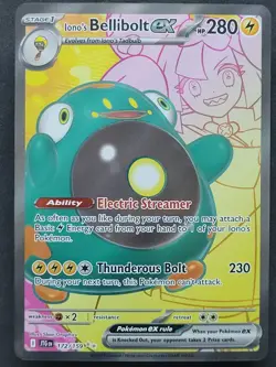 Iono's Bellibolt ex 172/159 Ultra Rare Journey Together Pokemon TCG - Image 1