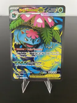 Pokemon TCG Mega Evolution Mega Venusaur ex #155/132 Full Art Ultra Rare NM - Image 1