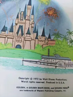 Vintage Disney Books Cinderella's Castle - Image 4