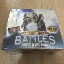 DOCTOR WHO ULTIMATE MONSTERS SEALED NEW BATTLES IN TIME TRADING CARD BOX - Image 1