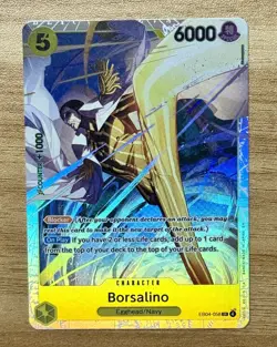 One Piece Borsalino EB04-058 SR English Adventure on KAMI's Island OP15 NM/Mint - Image 1