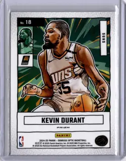 2024-25 Donruss Optic #18 Kevin Durant Net Marvels Holo - Image 2