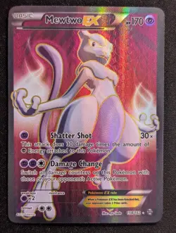 Mewtwo EX (158 Full Art) 158/162 XY - BREAKthrough Pokemon TCG LP - Image 1