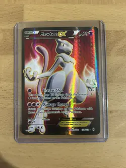 Pokemon Mewtwo EX 158/162 Ultra Rare Full Art Breakthrough XY NM/VLP - Image 1