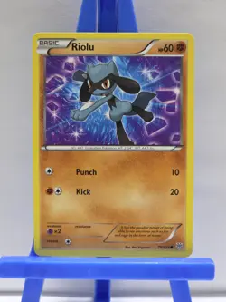 NM Riolu Plasma Storm Regular Card 75/135 - Image 1
