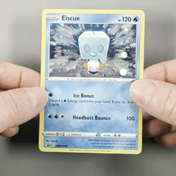 Pokemon TCG Card - Eiscue SWSH128 Cosmos Holo | Sword & Shield Promos (2021) *LP - Image 2