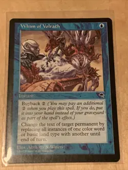 MTG Whim Of Volrath Tempest NM Never Played 1997 - Image 1
