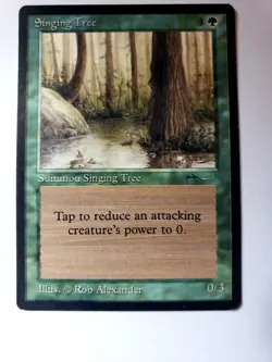 Singing Tree *RESERVED LIST* - Arabian Night's English - Magic The Gathering - Image 1